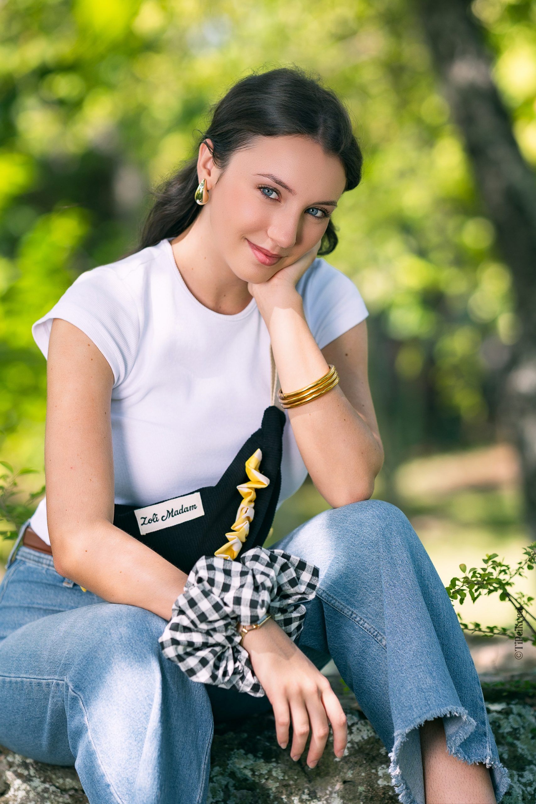 Sac demi-lune froufrou – Image 5