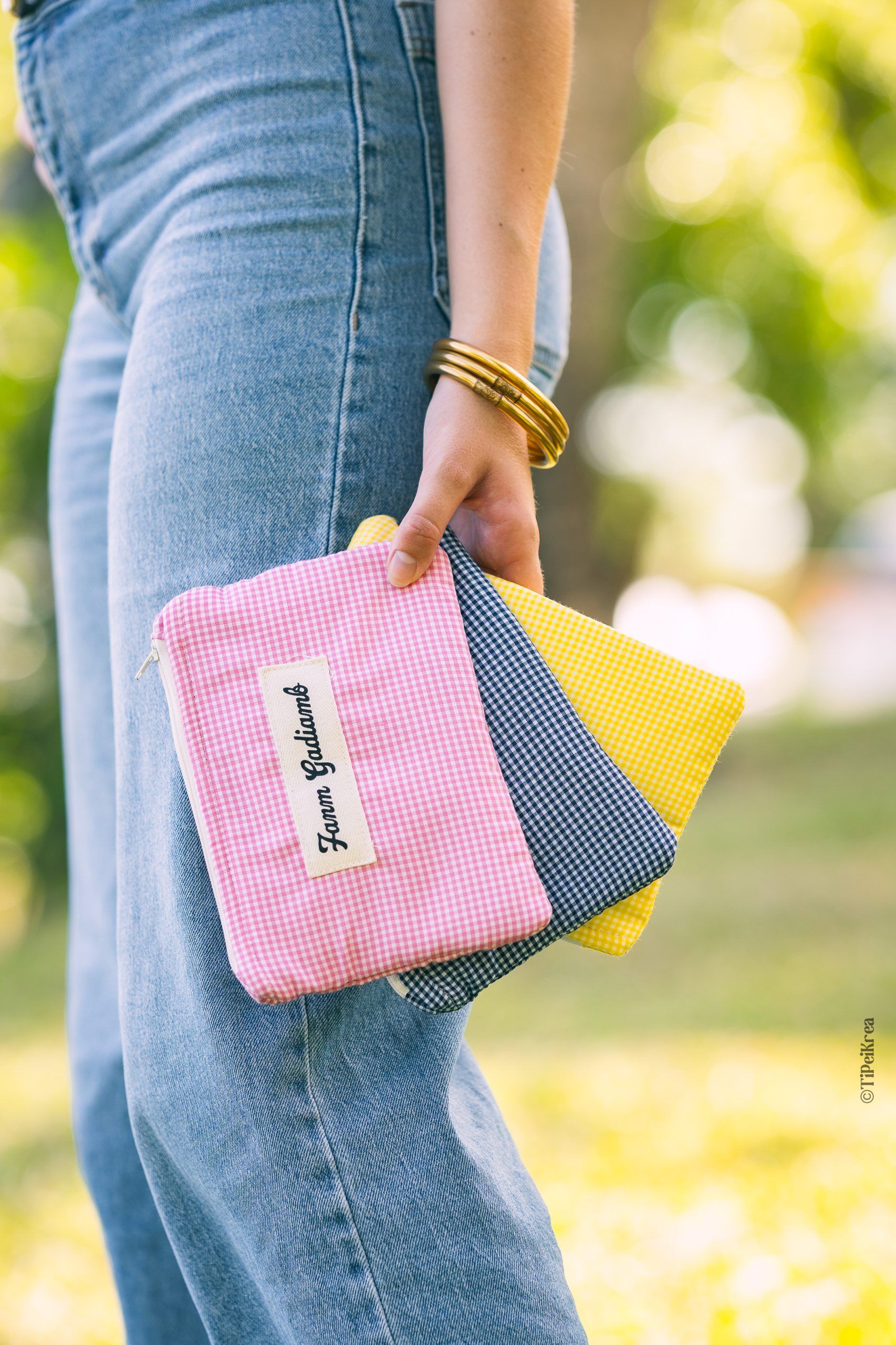 Pochette plate & chouchou