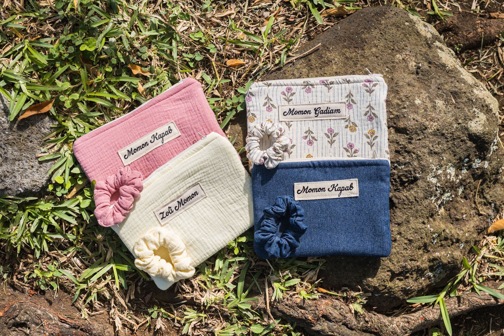 Pochette plate momon péï